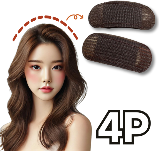 제이린 정수리 옆머리 헤어 볼륨 핀