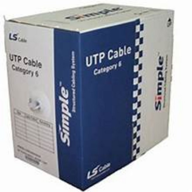 LS전선 UTP 랜케이블 Cat6 (300m/블루 자켓), 1개