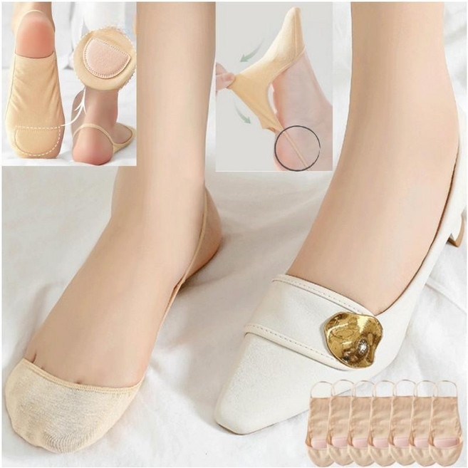 앨오앤지 절대 벗겨지지 않는 쿠션 패드 땀흡수 순면 끈 덧신