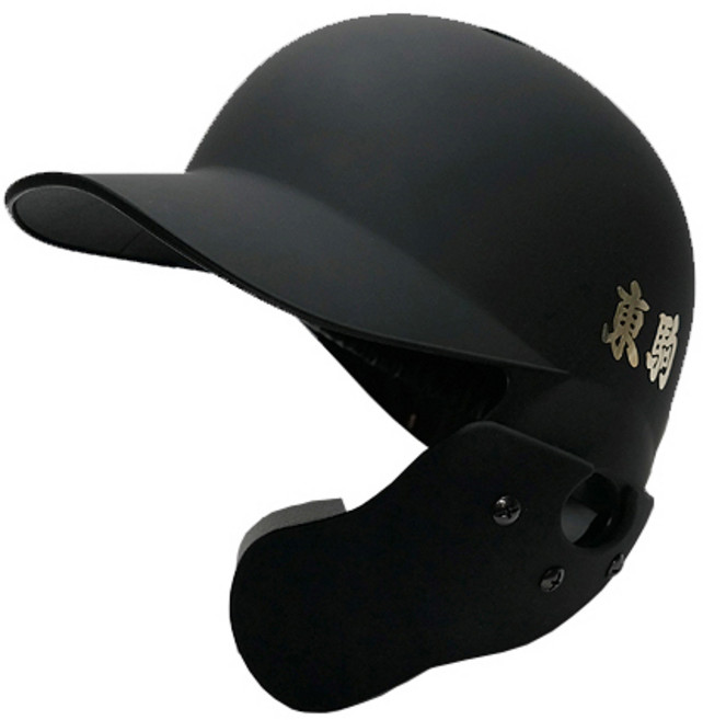 도쿠마 도코마 야구헬멧 검투사헬멧 외귀 우타자(블랙무광), L(58cm~59cm)-검투사우타, 블랙무광