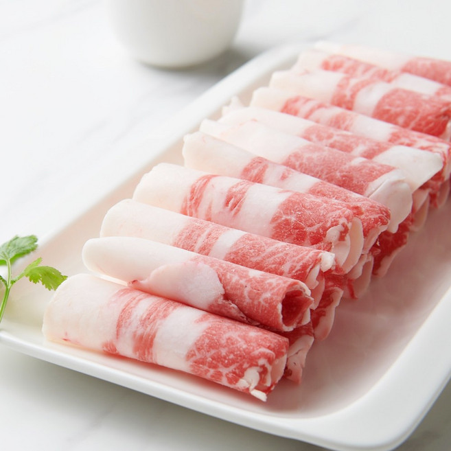 [농협안심한우][냉동] 1등급 한우 차돌박이 슬라이스 200g, 1개