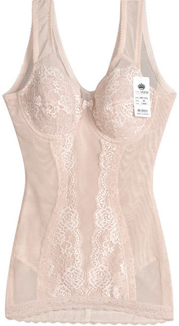 (한국산) 겨드랑이 아래까지 보정 치마 올인원 [mbt7019] 와이어 있는 쉐이퍼