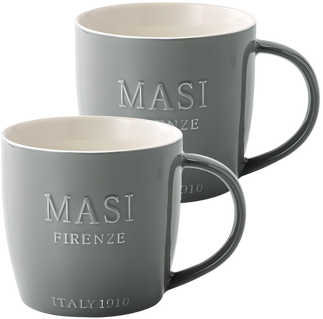 MASI FIRENZE Venti 馬克杯 670ml, 2個, 綠色