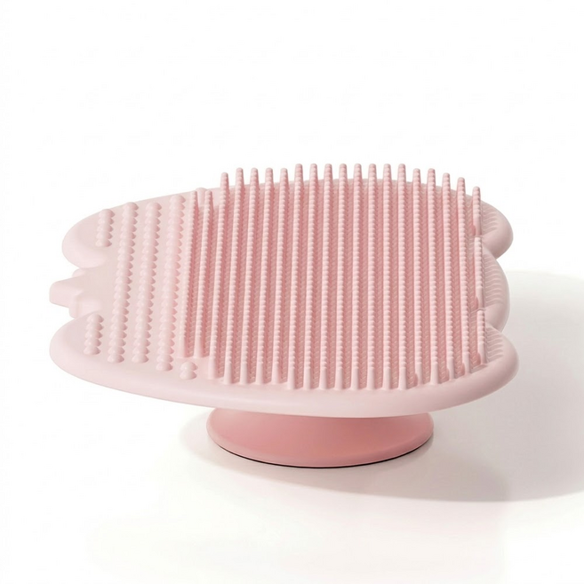 몽빵 미니 실리콘 브러쉬 세트, 1세트, 3개입, 노란색