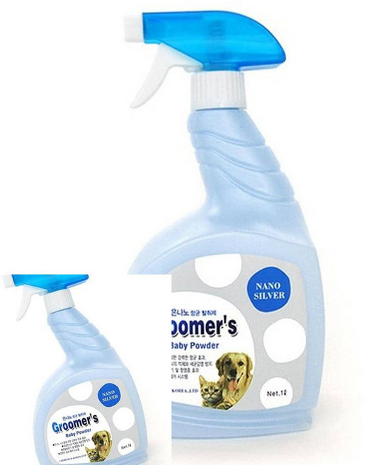 MF04 탈취제 베이비파우더향 1L 반려견탈취제 강아지냄새제거제 애견냄새제거, 1개