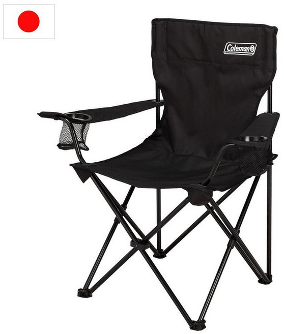 일본 Coleman 콜맨 리조트 체어 의자 블랙 2000038829, 1개