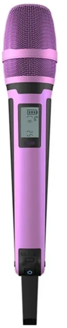 B04B-SKM9000 무선 마이크 전문 UHF 주파수 조정 가능한 최고의 사운드 선명도 쇼 결혼식, 01 Black  Light Purple