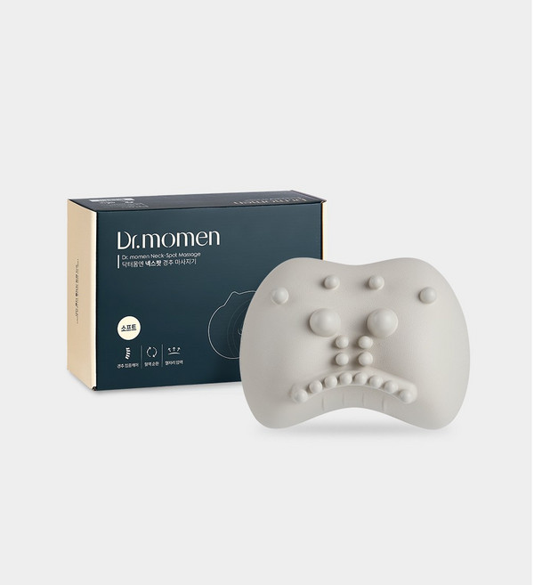 닥터몸엔 넥스팟 경추베개 견인 거북목 일자목 교정 목 어깨 마사지기 소프트타입, 1개