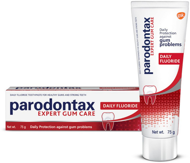 Parodontax Daily Fluoride Gum Care Toothpaste For Daily Protection Against Gum Problems, 6개, 75g