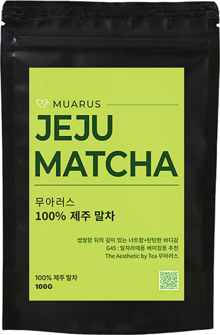 [2025 햇말차] G45 제주 말차 라테 라떼 베이킹 용 카페 파우더 분말 가루 녹차, 1개, 1개입, 100g