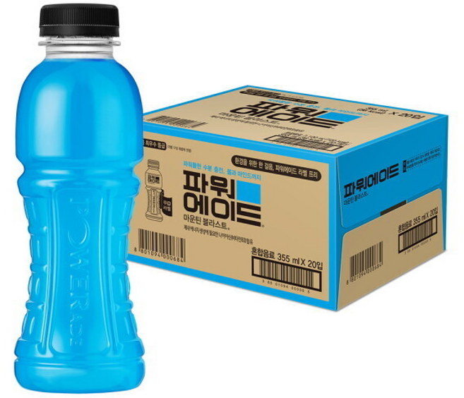 코카콜라 본사직영파워에이드 마운틴 무라벨 PET(), 355ml