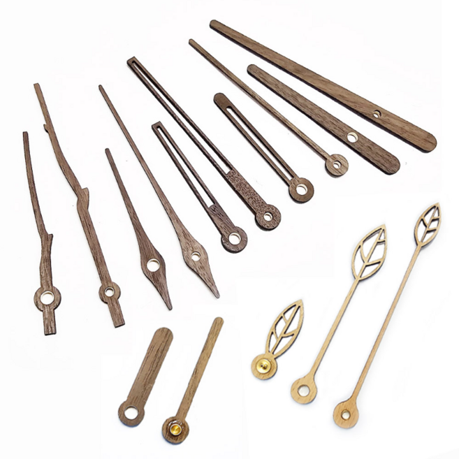 무소음 시계 무브먼트 14mm 16mm 22mm 바늘/무브먼트 각각 별도구매, 추가상품 B 나무시계바늘세트 8