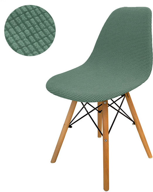 조이누리 스판 고탄력 의자커버 2p 4p, 4개, 그린