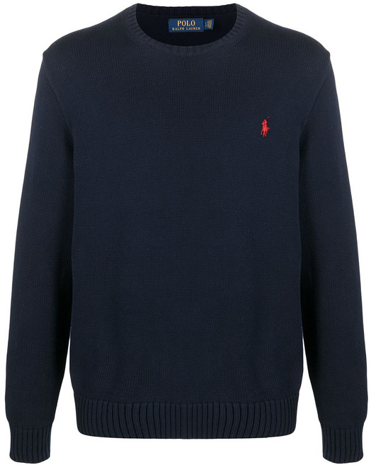 폴로랄프로렌 로고 자수 니트 스웨터