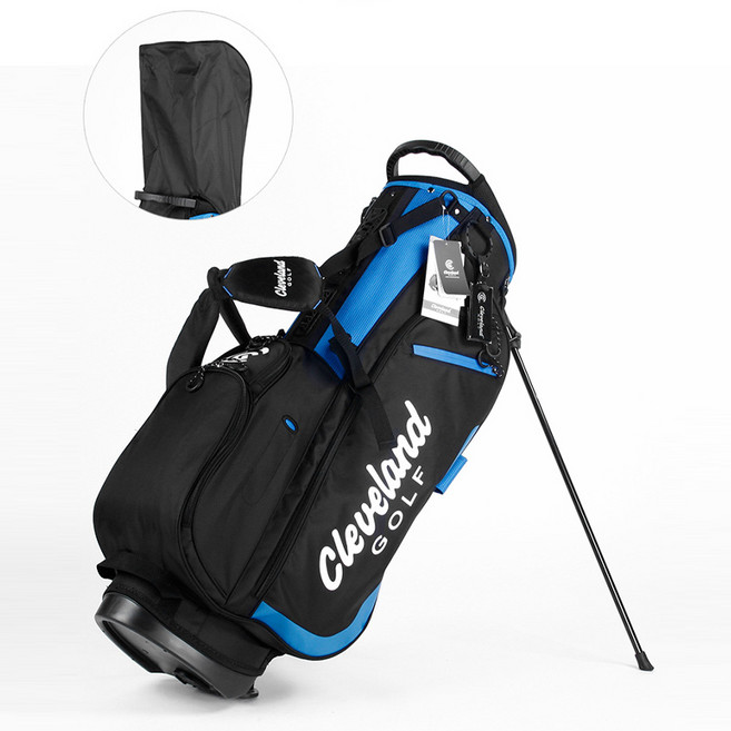 클리브랜드 CGC-19019i 초경량 스탠드백 캐디백, 블랙블루
