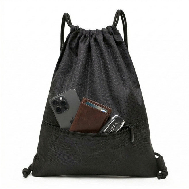 인슈퍼 축구화신발주머니 소지품 수납 가능, 1개, 블랙