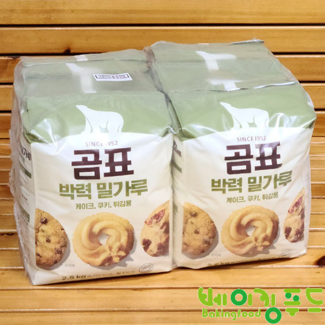 박력분, 2.5kg, 6개