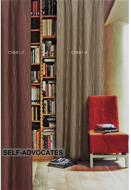 681系列 精選抓皺色織緹花布 窗簾, 詳見包裝