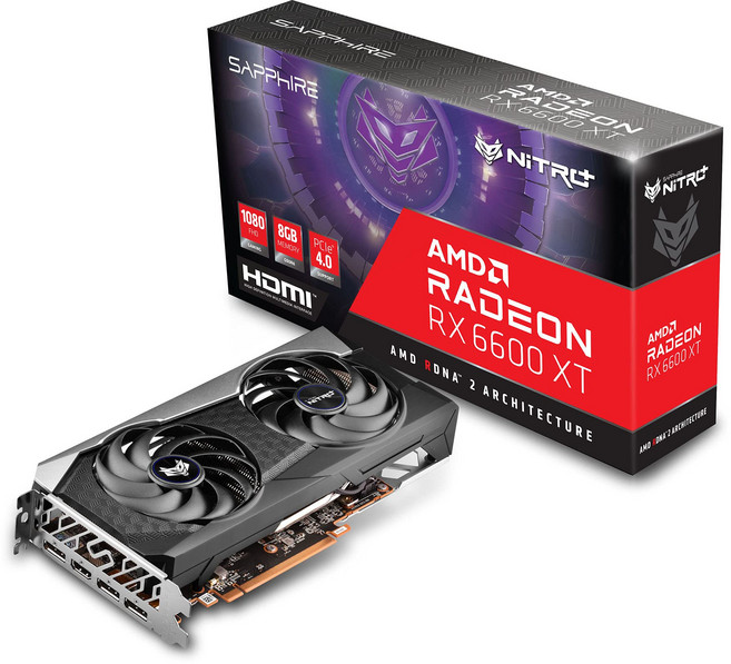 Sapphire NITRO+ Radeon RX 6600 XT GAMING OC 8G 그래픽 보드 11309-01-20G VD7832