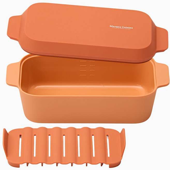 마르쿠진 스팀팝 실리콘 찜기 전자레인지용 스팀 조리용기 멀티 1200ml 받침대 포함, 1개, 벨벳레드