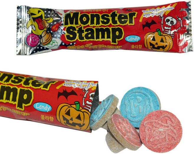 몬스터 스탬프캔디 15g, 1개