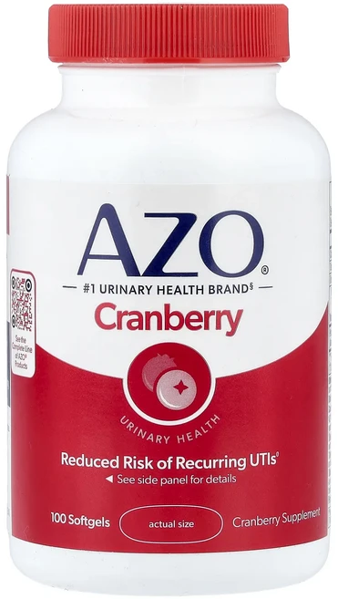 몸관리하세요 겨울입니다 AZO 크랜베리 비뇨기 건강 소프트젤 100정 특별관리진행, 1