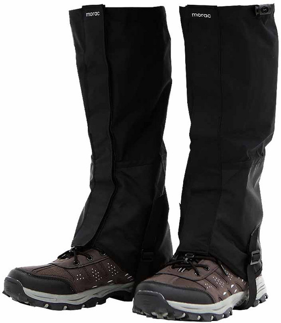 모락 사계절 방수 발토시 스패츠, 블랙