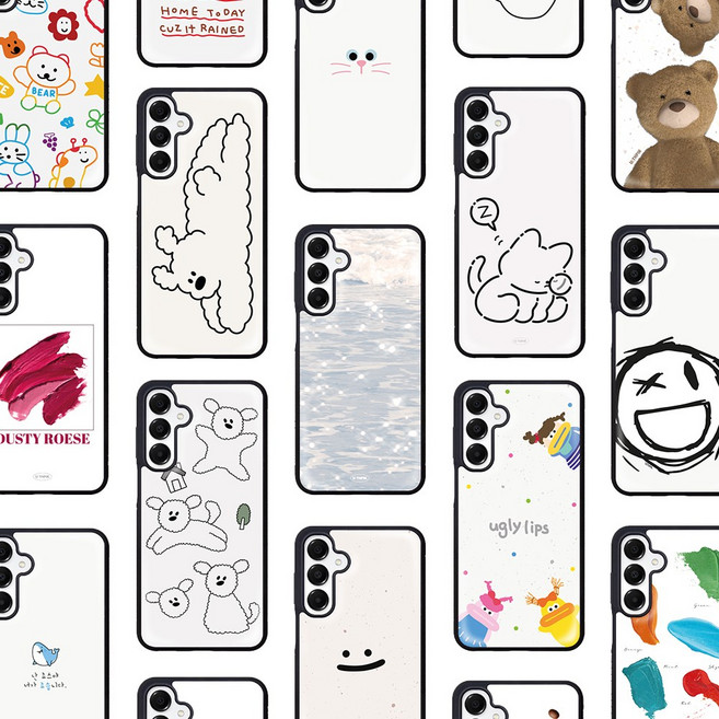 [196디자인] 갤럭시A17 변색없는 에폭시 범퍼케이스