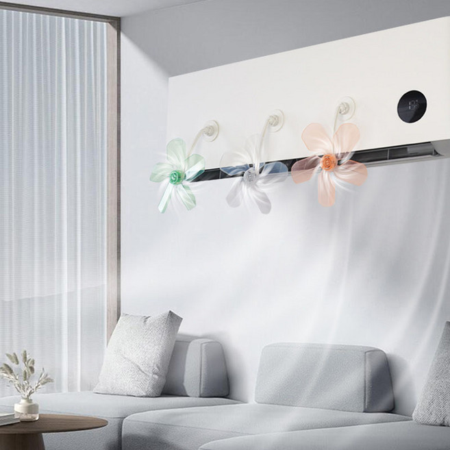 유유라키 무동력 에어컨 바람 분산팬 3종세트, 3개, 혼합