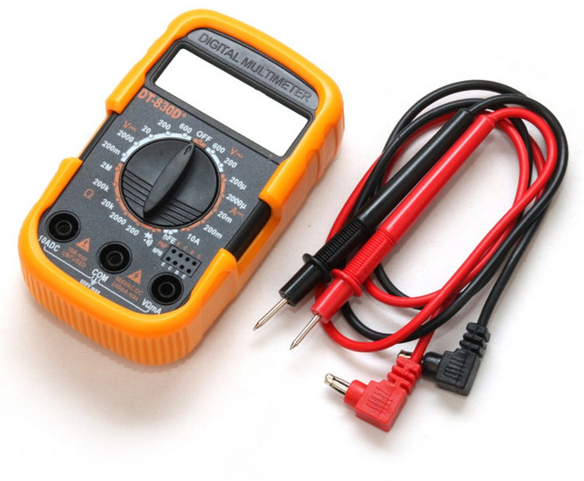 멀티 테스터기 DT-830D 전압 측정기 전기 전류 저항 미터 메타, 1개