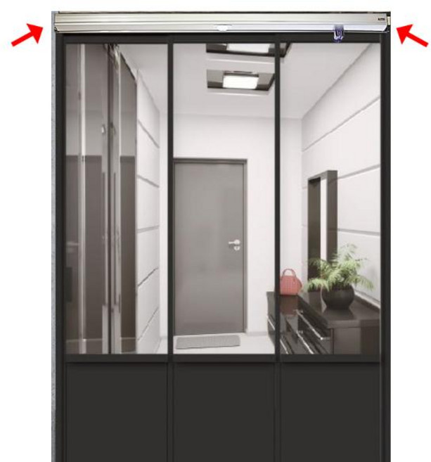 중문용간편설치자동문CT803-EASY, 1개