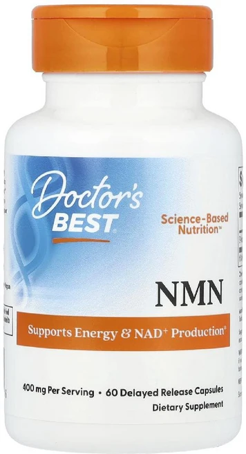 닥터스베스트 NMN 엔엠엔 400mg 60캡슐 니코틴아마이드 아미드 NAD, 1개, 60정 - 쿠팡