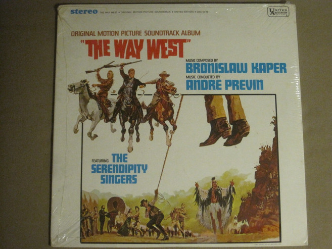 (수입 LP) BRONISLAW KAPER ANDRE PREVIN THE WAY WEST (SOUNDTRACK) LP '67 UAS 5149 SEALED!