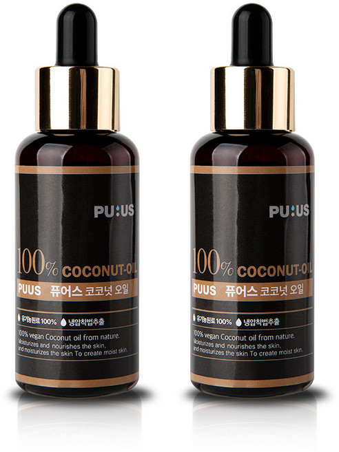 퓨어스 오가닉 베이스오일 코코넛 외 5종 1+1, 2개, 50ml