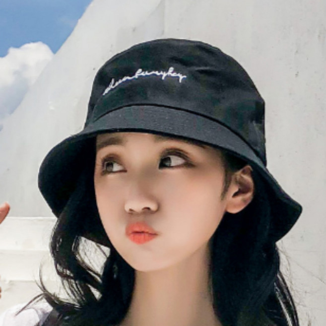 캔디플래닛 자수버킷햇 여름 벙거지 모자