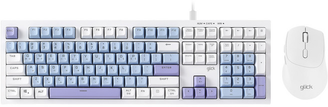 지클릭커 오피스프로 OPS60 사일런스 M 다쿠아즈 108 키보드 마우스 세트 Sky City CR2, 일반형