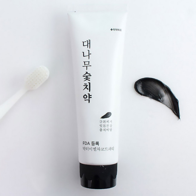 숯치약 120g 대나무숯 잇몸치약 구취관리 충치관리 불소함유 데일리 구강케어