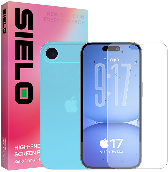 씨엘로 아이폰17 지문방지 종이질감 저반사 올레포빅 매트 무광 액정보호필름, 2개