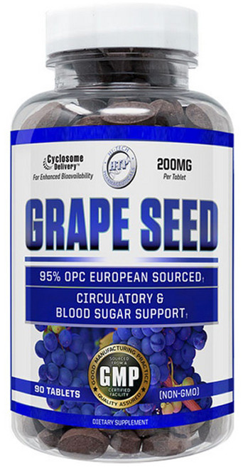 HI-TECH PHARMACEUTICALS 葡萄籽 200mg 錠, 1個, 90錠