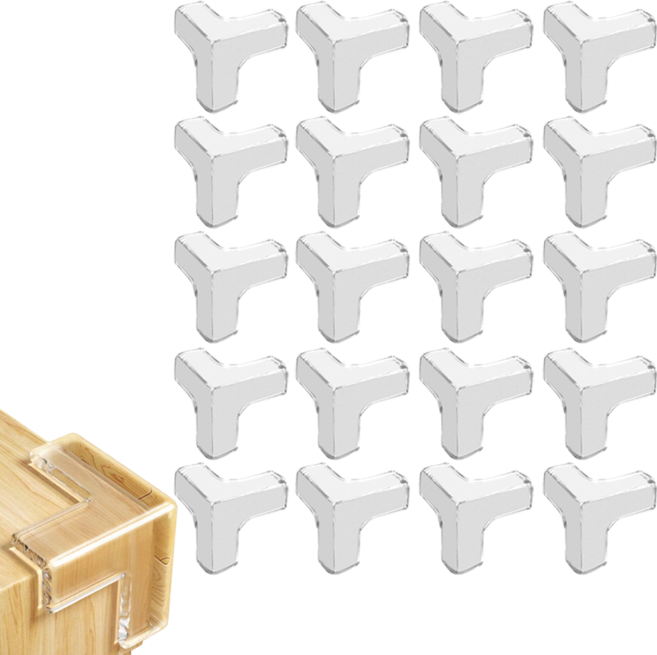 코지메이트 투명 모서리 보호대, T형, 20개