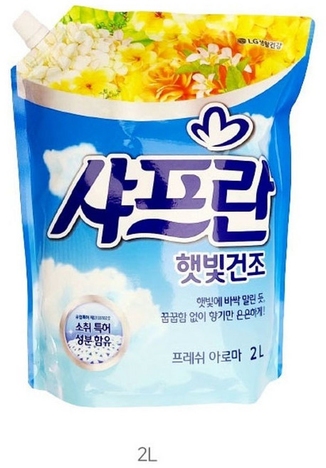 쿨샵 샤프란 햇빛건조 식물팜오일 섬유유연제 리필+1234ea new*341UP, 1개