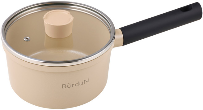 보오든 IH 세라믹 편수냄비, 1개, 커피, 18cm