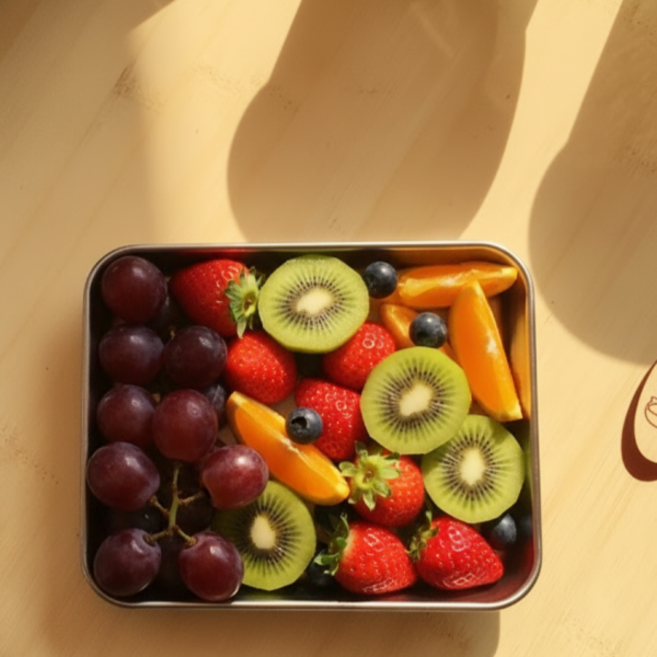 마요미 일본산 스텐 트레이 요리 쟁반 캠핑 접시 베이킹, 1개