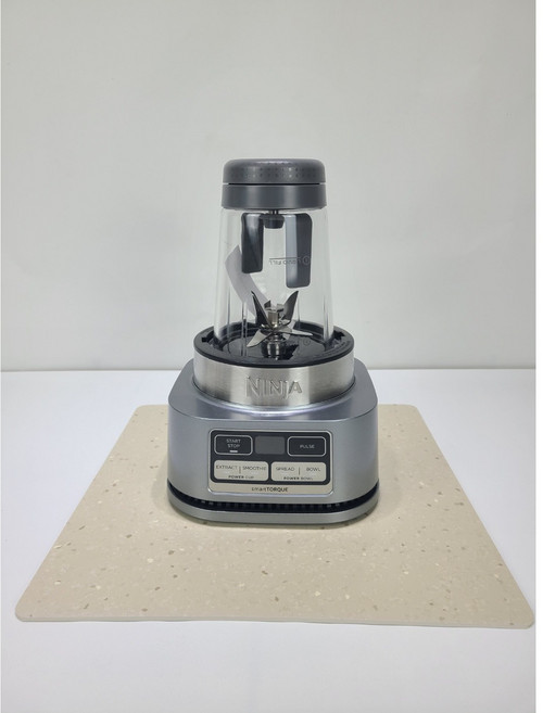 독일모티프매트 믹서기 받침대, 1개, 아이보리 도트