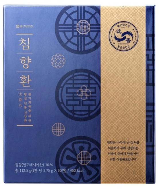 종근당건강침향환30환 소우마 하루토 기타 건강보조식품 영양제 메인 상면 봉수로 건생강 맥문동 일반, 1개, 112.5g