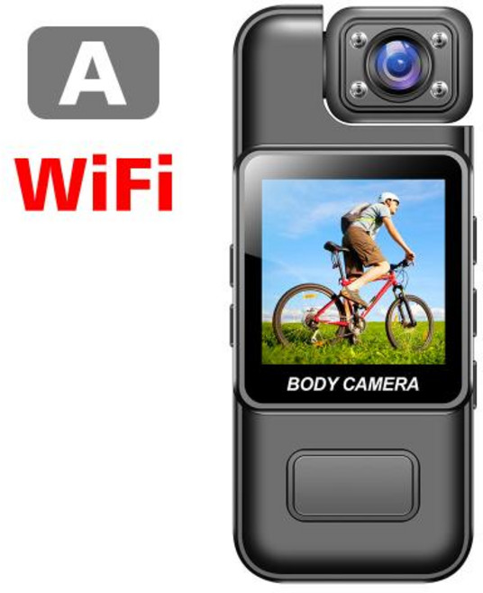 스포츠 액션 카메라 액션캠 바디캠 블랙박스 GUGGU M11 4K 미니 WiFi 적외선 야간 디지털 비디오 레코더 경찰 BodyCam DV 라이딩, Cam Add 32GB Card, 3)With WiFi