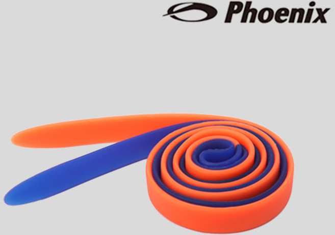 피닉스 실리콘 수경밴드 컬러믹스 플랫 수경끈 2T (Orange Blue), Orange/Blue