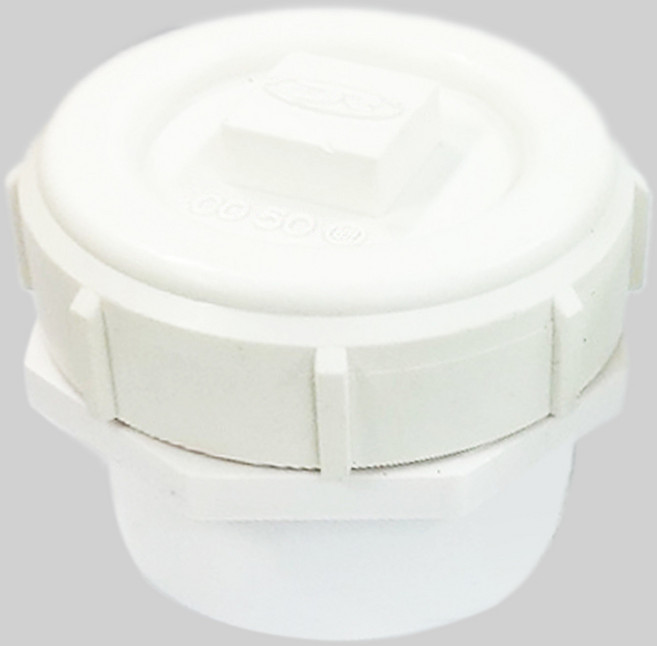PVC 소제구 50A 65A 75A VG2 파이프 뚜껑 마개 소재구 플라스틱 배관 부속 이음관, 65mm, 1개