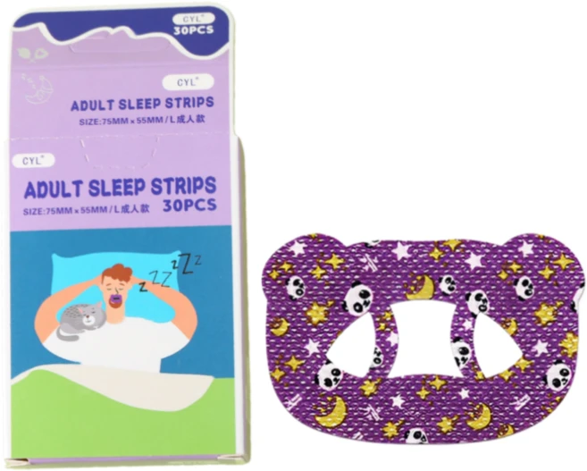 MAILE 숨 잘 쉬는 수면 구강호흡 교정 테이프 코골이 입벌림 방지 팬드 30p, 1개 - 쿠팡
