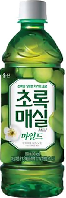 초록매실 마일드 저칼로리 페트음료 500ml, 8개